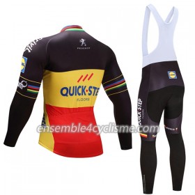 Tenue Maillot M/L + Collant à Bretelles 2017 Quick-Step Floors N002